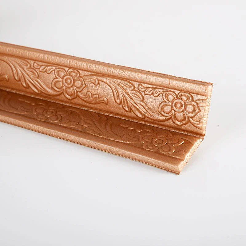 3D рельефный самоклеящийся вспененный плинтус для стен Стикеры талии напольная