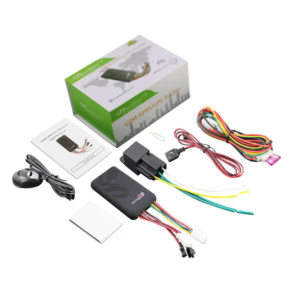 with box Автомобильный gps трекер GT06 GSM GPRS устройство слежения за автомобилем монитор локатор пульт дистанционного управления для мотоцикла отрезать двигатель масло бесплатное приложение - Цвет: with box