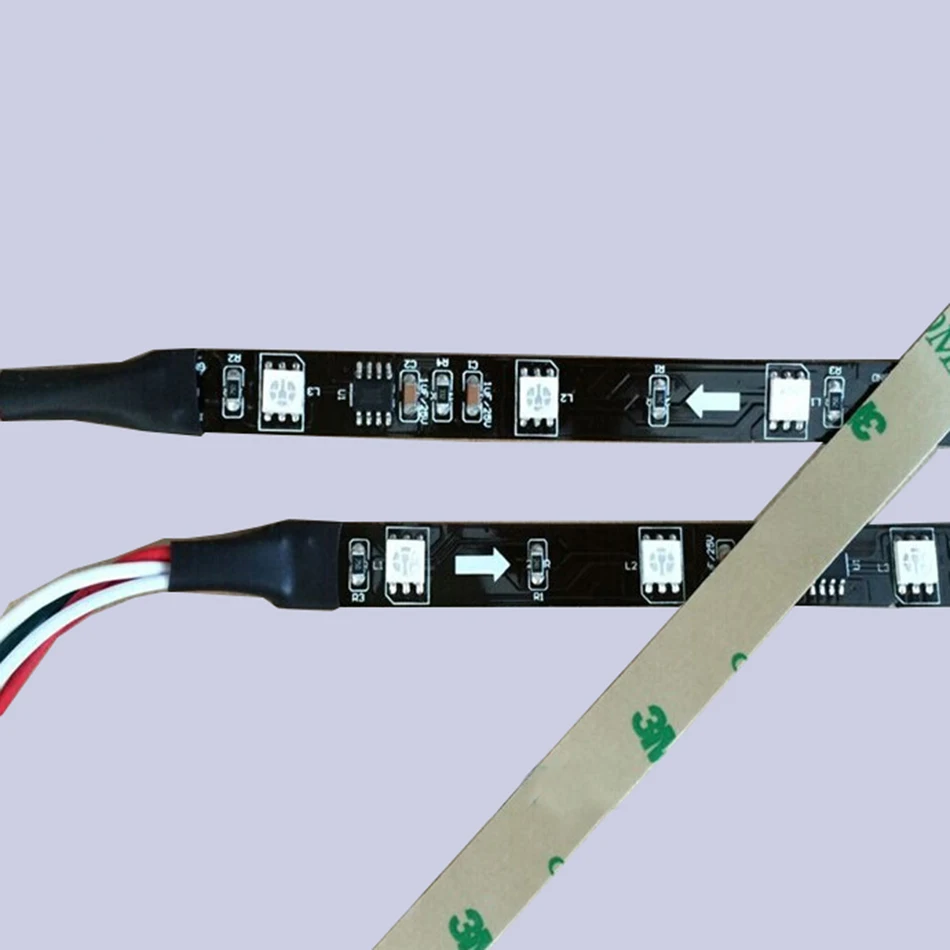 Светодиодный RGB ленточный светильник 5 м 12 В WS2811 адресуемый WS2812 5050 SMD 30