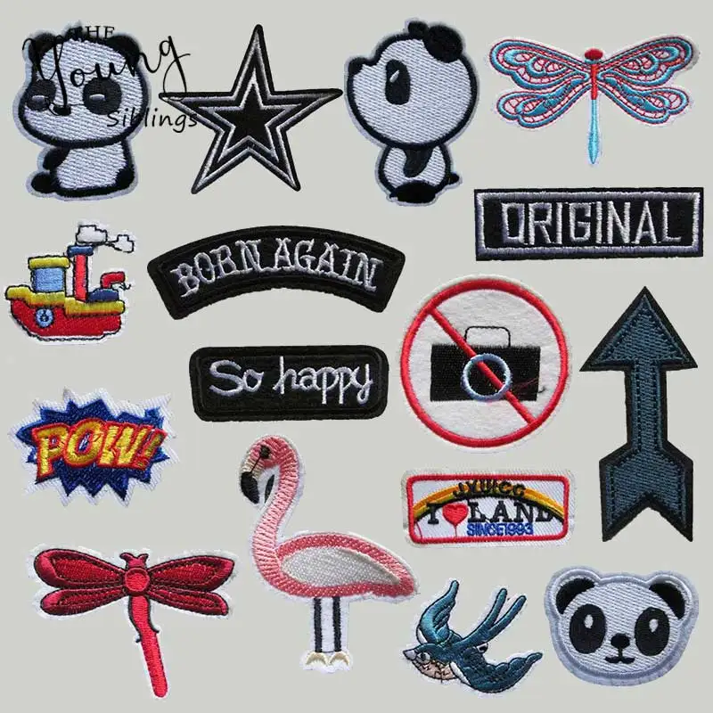 Новинка модные нашивки с рисунком из мультфильмов термоклеевые Аппликации