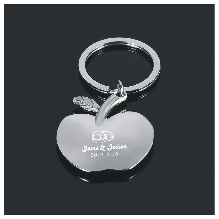 

100pcs free personalized wedding gift favors for guest wedding keychains for anniversary party event favors
