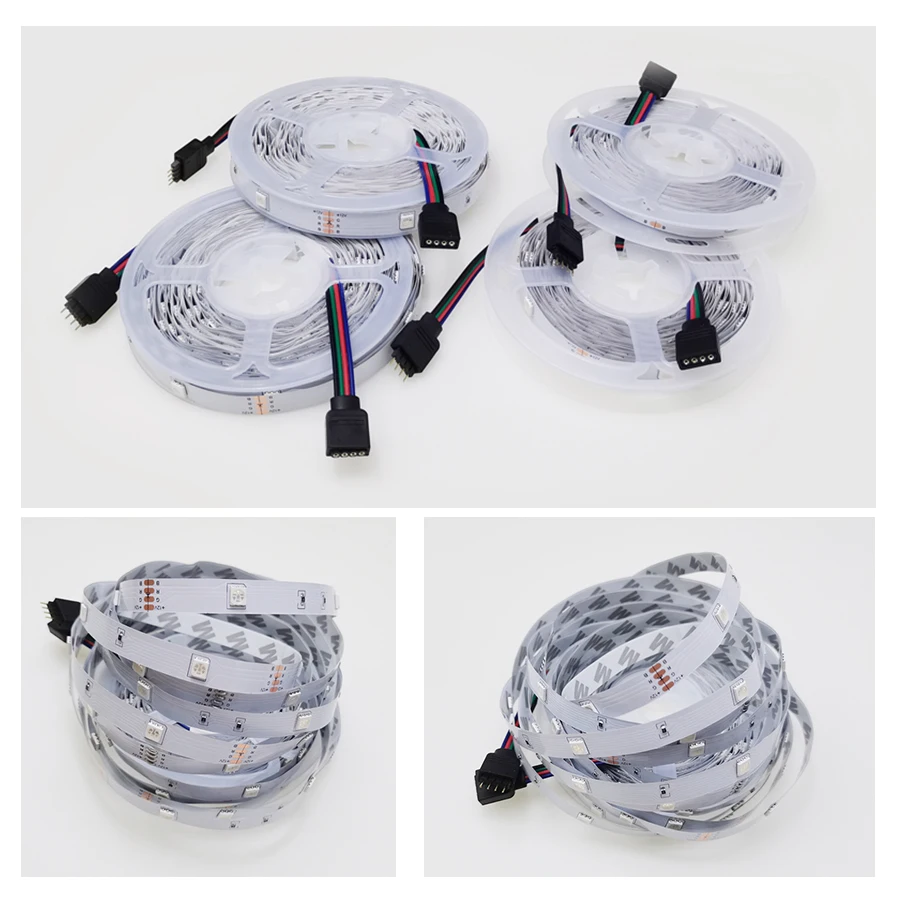 светодиодная лента 20м RGB Светодиодная 12 В неоновая лампа 5 м 10 20 18 светодиодов/метр