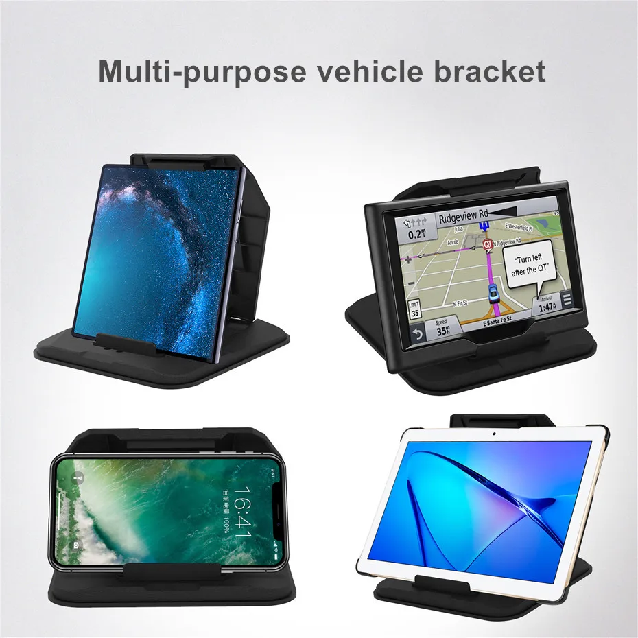 

Phone Car Holder On Dashboard 4.0 to 8 inch Phone Tablet Holders in Car for iPhone XR XS MAX iPad Mini GPS Car Phone Holder