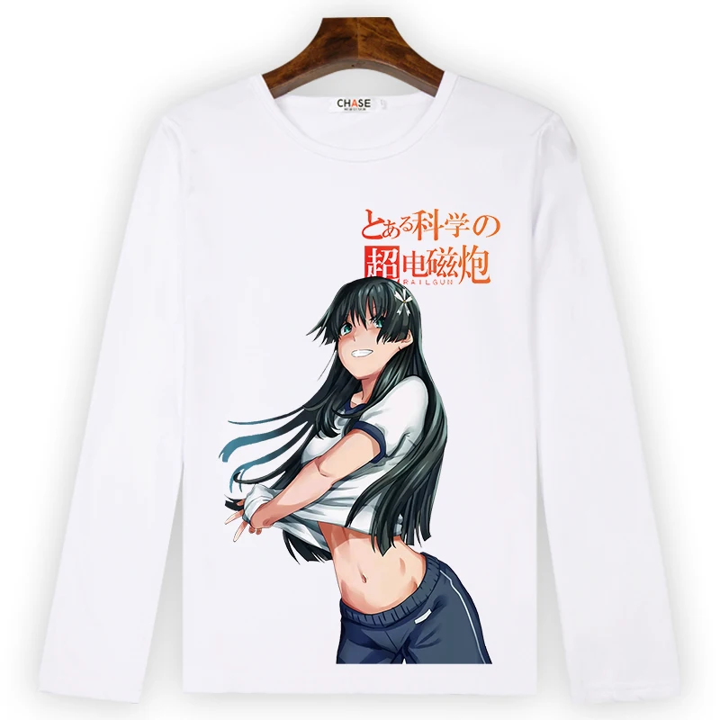 Определенная футболка для косплея с изображением научного пистолета Мисаки