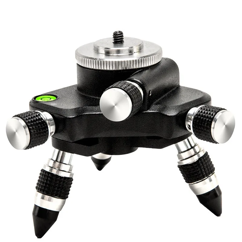 

1/4 inch Threaded Mount and Horizontal,Micro-adjust Fine Turning Pivot360-Degree Rotating Base for Laser Level Tripod Connector,