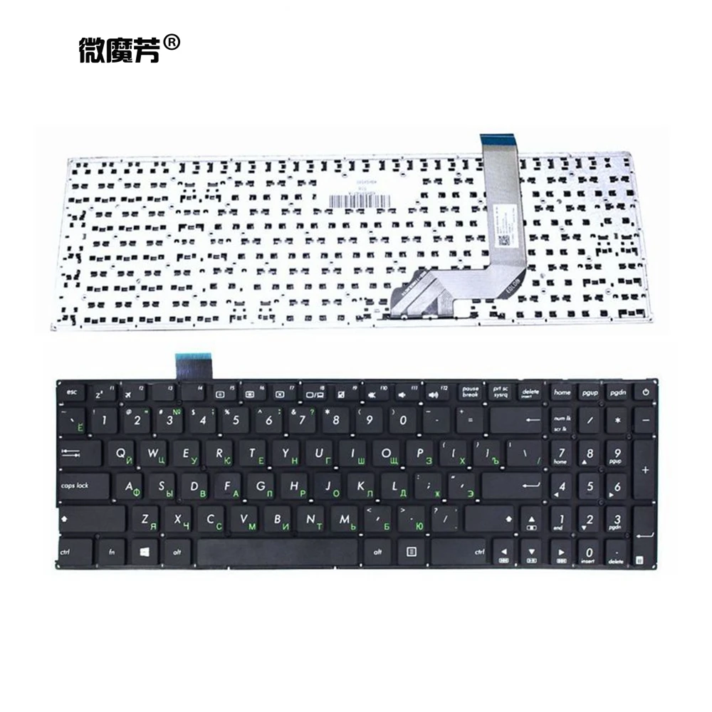 

Russian notebook Keyboard For ASUS VivoBook X542UR X542UA X542UQ X542UN X580B X542UQR R542U UQ8550 X542 K542 A542 X542U FL8000 A