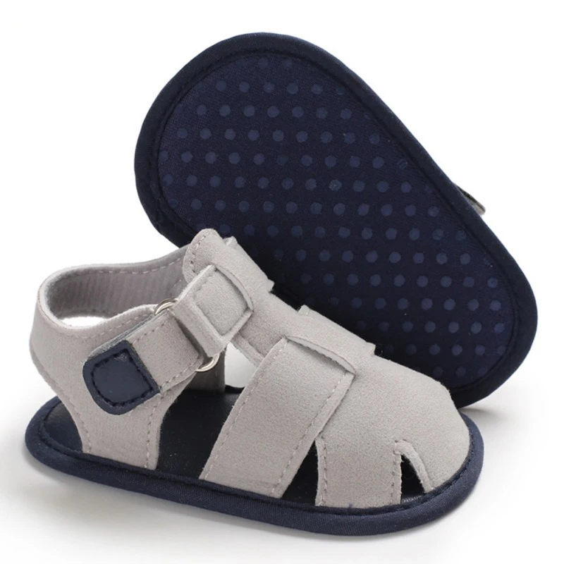 

Boys Sandals Sneakers Infant Shoes 0-18M Baby Sandals Anti-Slip Hollow Shoes Summer Fashion Baby Boy Soft Shoes