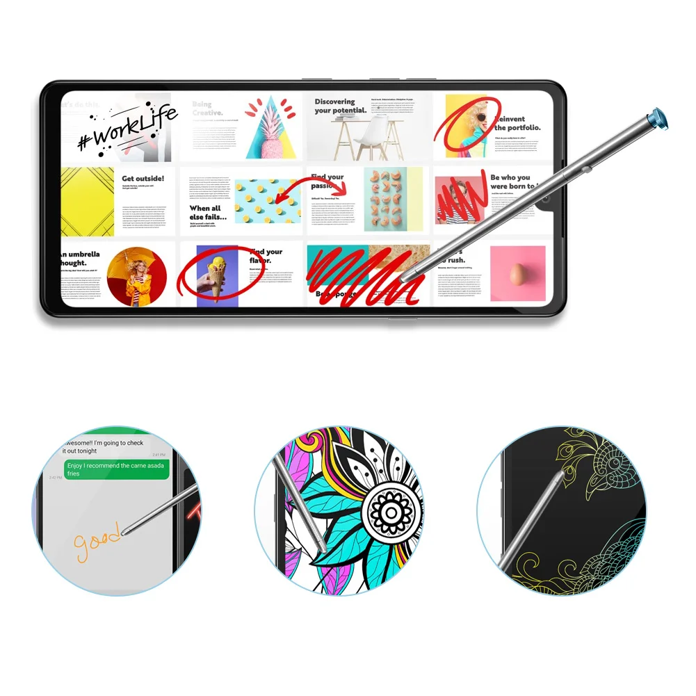 touch pen stylus pencil capacitive screen touch pen mobile phone smart pen accessories for lg stylo 6 q730am q730vs q730ms free global shipping