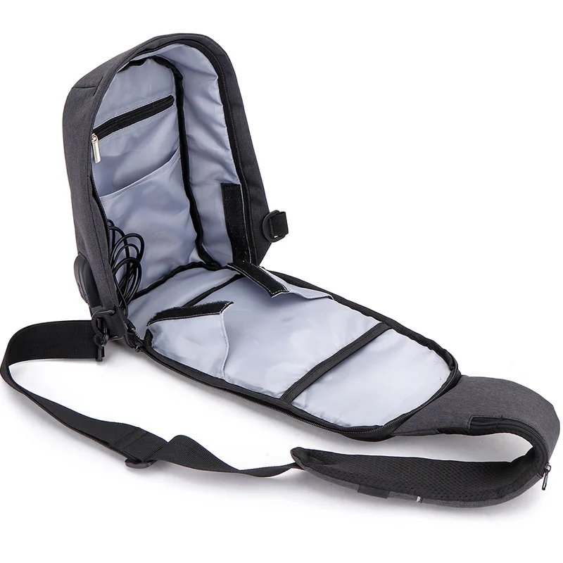 Сумка через плечо для IPAD Mini Air 1 2 3 4 перезаряжаемая с USB-подзарядкой чехол планшета