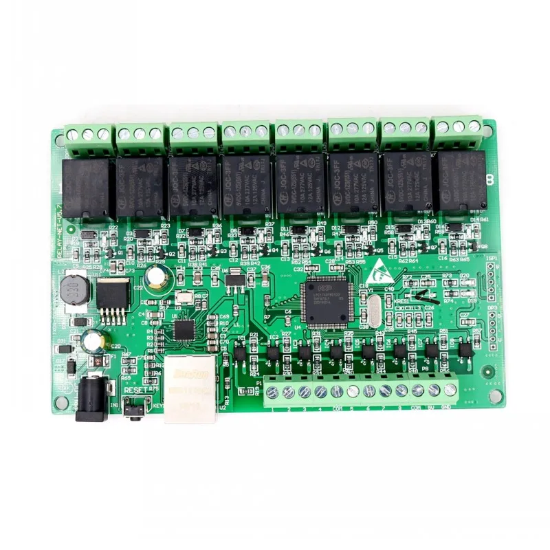 TCP/IP 8-канальный сетевой веб-реле двойного Управление Ethernet RJ45 интерфейс TCP Modbus UDP Поддержка Http получить 4,0