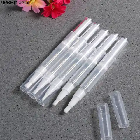 Прозрачный пустой карандаш для маникюра, косметический контейнер, аппликаторы для блеска для губ, жидкая трубка для лака для ногтей, 21 шт.