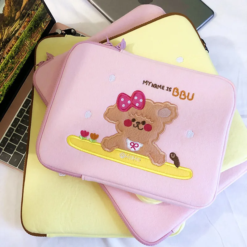 

2021 Ins ipad pro 11 2020 bag fashion air 1 2 3 4 10.5 10.2 mimi3456 ipad3456 shockproof tablet sleeve case 11 inch laptop bag