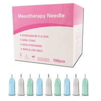 100pcsbox disposable hypodermic needle micro mesotherapy needle beauty injection cannula needle