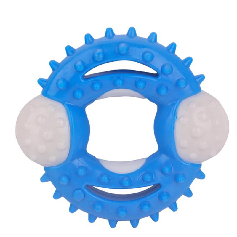 Creative Pet Dog Toy Shape Toys Molar Puppy Bite Resistance Durable Teeth Cleaning Massage Supplies | Дом и сад