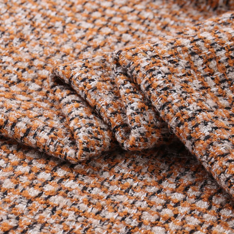 

Import thickened keep warm soft wool tweed fabric for coat tissu au metre bazin riche getzner telas por metro tissus tecido stof
