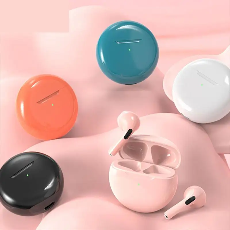

pro6 Wireless Bluetooth 5.0 headsets music sport Earbuds Headset Automatic connection pairing with charging box earphones