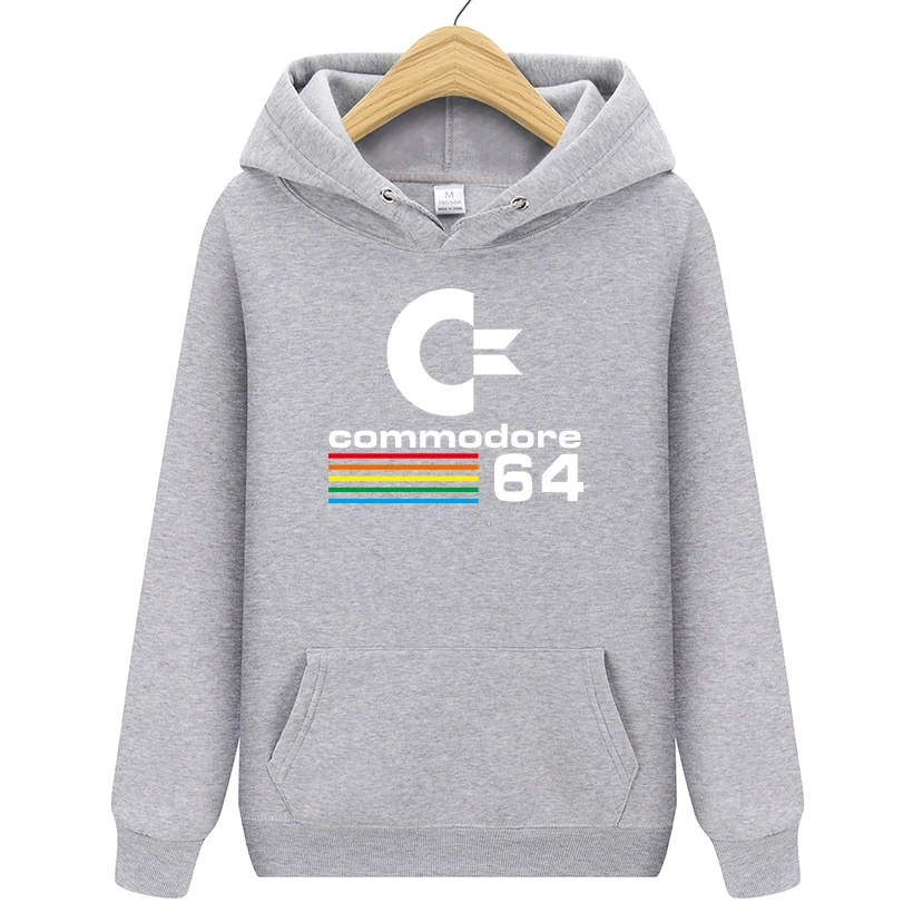 

New Men's Fashion Hoodies Hoody Commodore 64 Hoodies Fashion Printing Casual Sweatshirts Men Hoody 15 Colors