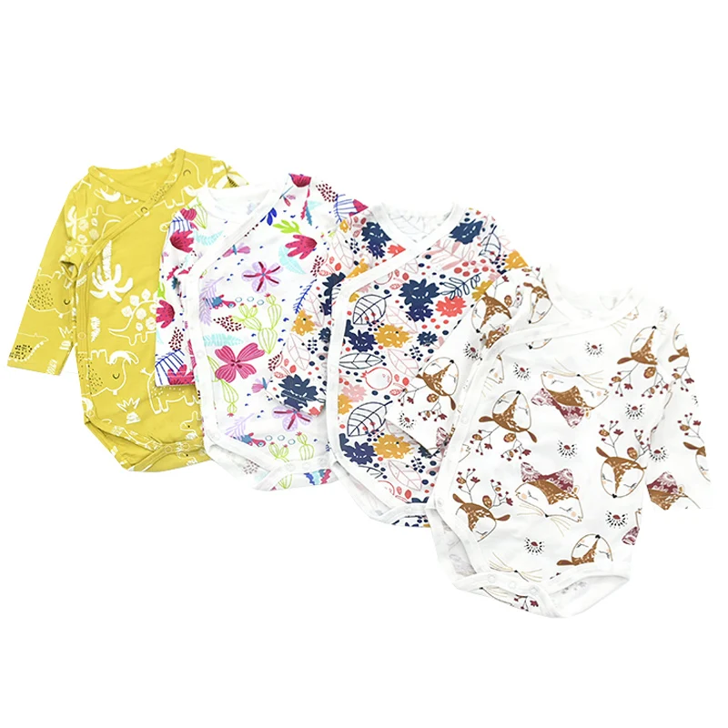 0-24 Months Baby Bodysuit Long Sleeve Printed Autumn Spring Newborn Onesie Infant Boys Clothes Girl Clothing | Детская одежда и