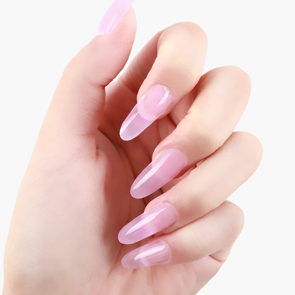COSCELIA 4 шт./компл. поли удлинитель гель Наборы Nail Art французский гвоздь с Светодиодный УФ-лампа для маникюра Набор УФ комплект гель-лаков для ногтей