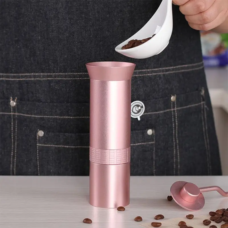 

Manual Coffee Grinder Burr Grinder For Coffee Bean Portable Manual Bean Burr Grinder Stainless Steel Mill Machine Coffee Tools