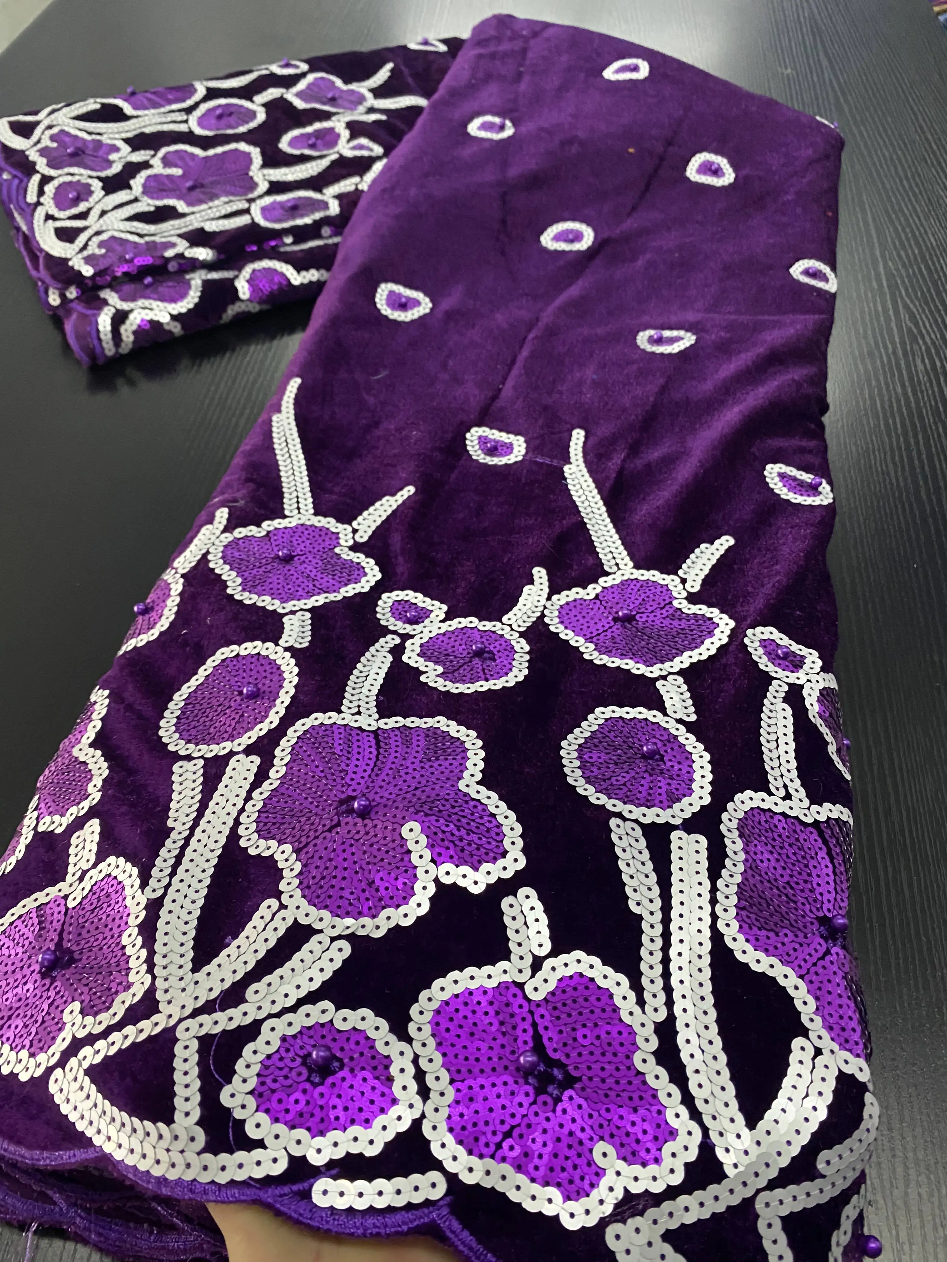 Нигерийские кружева с блестками ткань 2020 высококачественное кружево