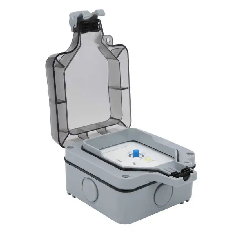 

Outdoor Sockets Waterproof Double Socket Box Wall Electrical Outlets 3 Hole
