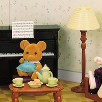 fabric sofa miniature 112 forest family miniture acessories 2021 new miniatures music equipment dollhouse furniture piano dolls