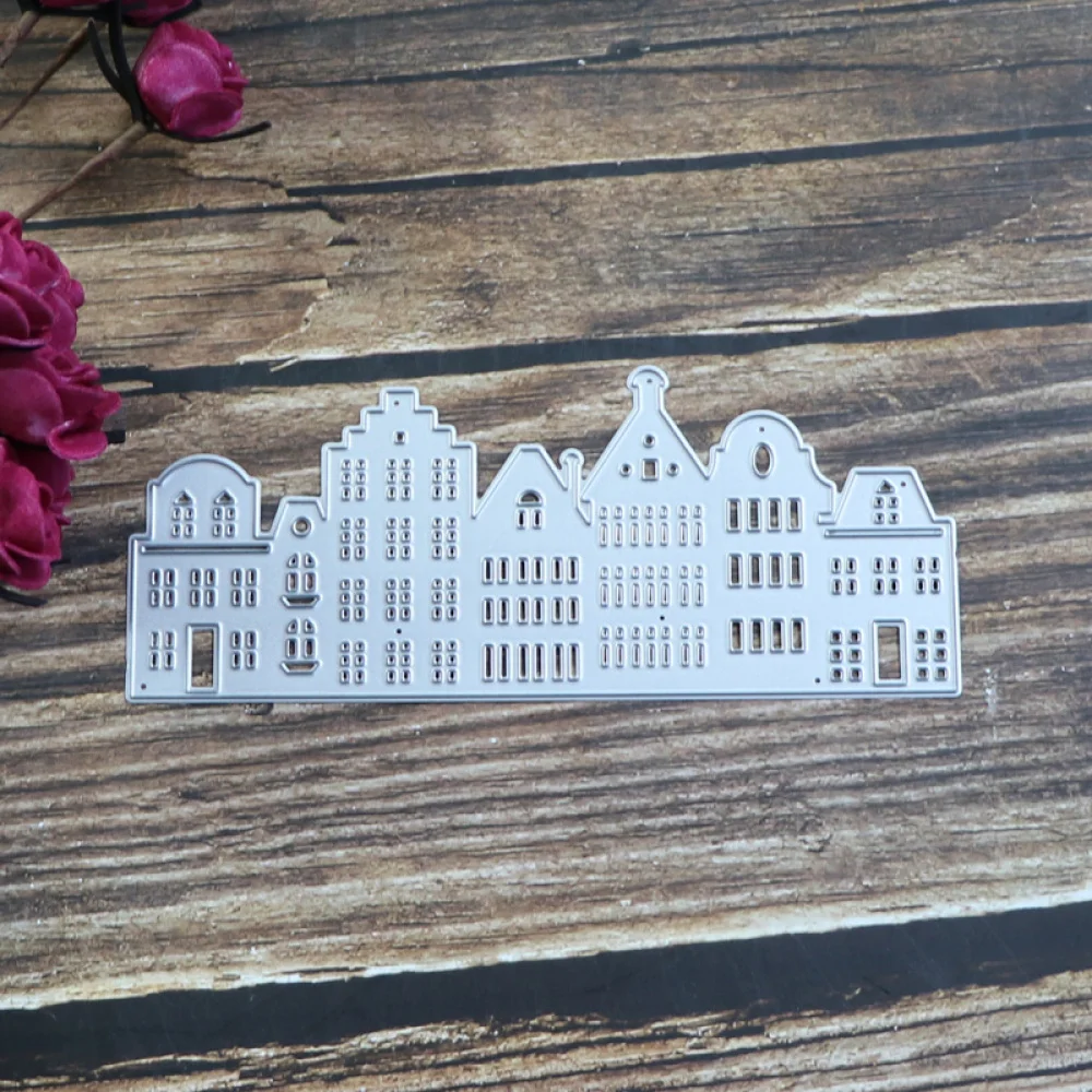 Новый дизайн ремесло архитектура здание металлические Вырубные штампы