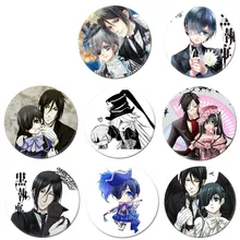 Anime Black Butler Brooch Pin Cosplay Badge Accessories For Clothes Backpack Decoration Children's gift B003