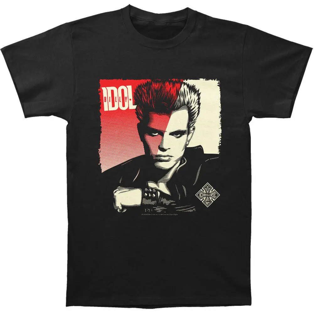 

Billy Idol Men's Idolize Yourself T-shirt XX-Large Black Rockabilia