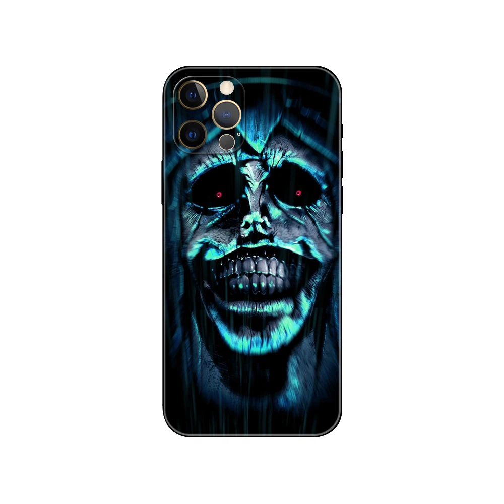 Черный чехол из ТПУ для iphone 5 5s se 2020 6 6s 7 8 plus x 10 XR XS 11 12 mini pro MAX задняя крышка аниме