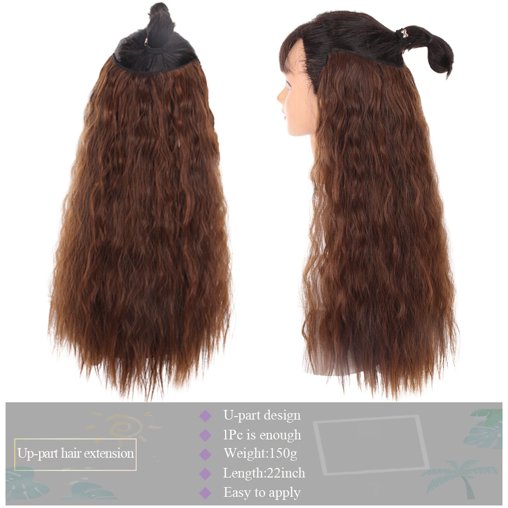 Женские аксессуары для волос WEILAI удлинитель с V образным вырезом синтетические