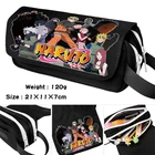Новинка, чехол для карандаша Naruto, школьная черная ручка с рисунком, канцелярские принадлежности, школьный портфель, подарок на день рождения для мальчиков