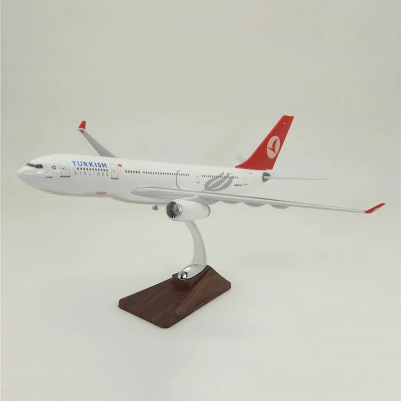 47 см 1:150 масштаб Airbus airlines Air TURKISH A330 самолет Турция модель воздуха w сплав база