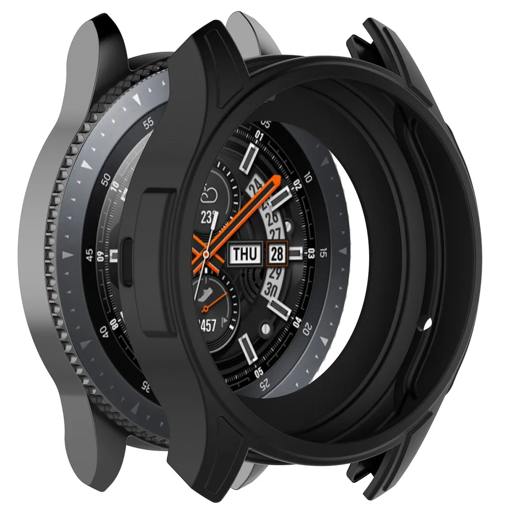 

eiEuuk Soft Silicone Shock-proof Sleeve Band Cover Protective Case for Samsung Galaxy Watch (46mm)
