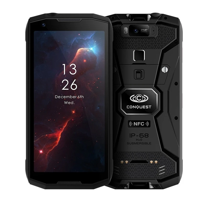 Conquest S12 Pro смартфон с 5 дюймовым дисплеем восьмиядерным процессором Helio P70 ОЗУ 6 ГБ