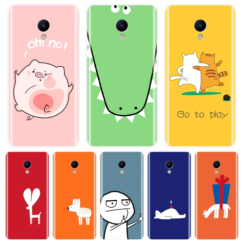 Задняя крышка для Meizu M2 M3 M3S M5 M5C M5S M6 M6S M6T Мягкая силиконовая задняя Note|Бамперы| |