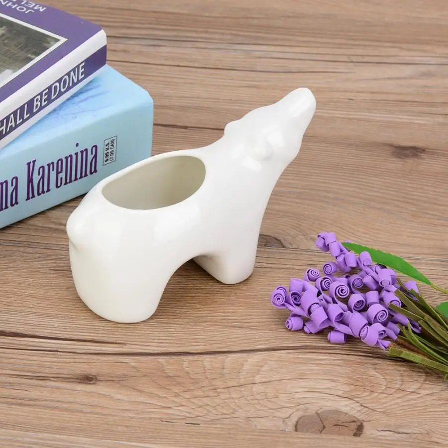 Керамическая Смола суккулент контейнер для растений цветочный горшок плантатор