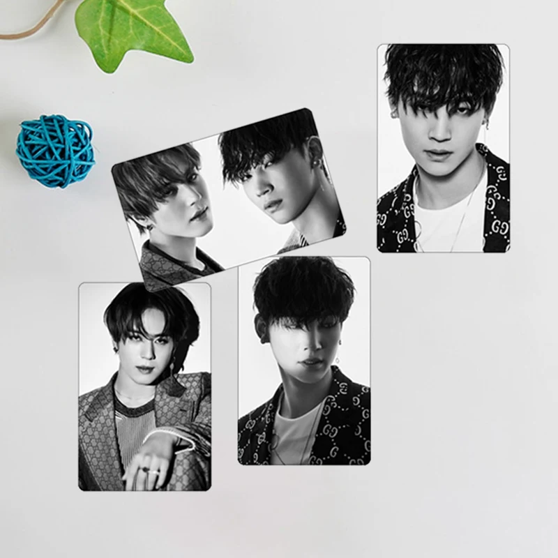 

10Pcs/Set GOT7 JUS2 Album Crystal Card Sticker Focus HD Photocard Sticker Photo Stikcy Card