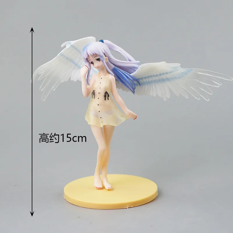 15 см Angel Beats Татибана Kanade милые фигурки ПВХ модель игрушки украшения Аниме ангел
