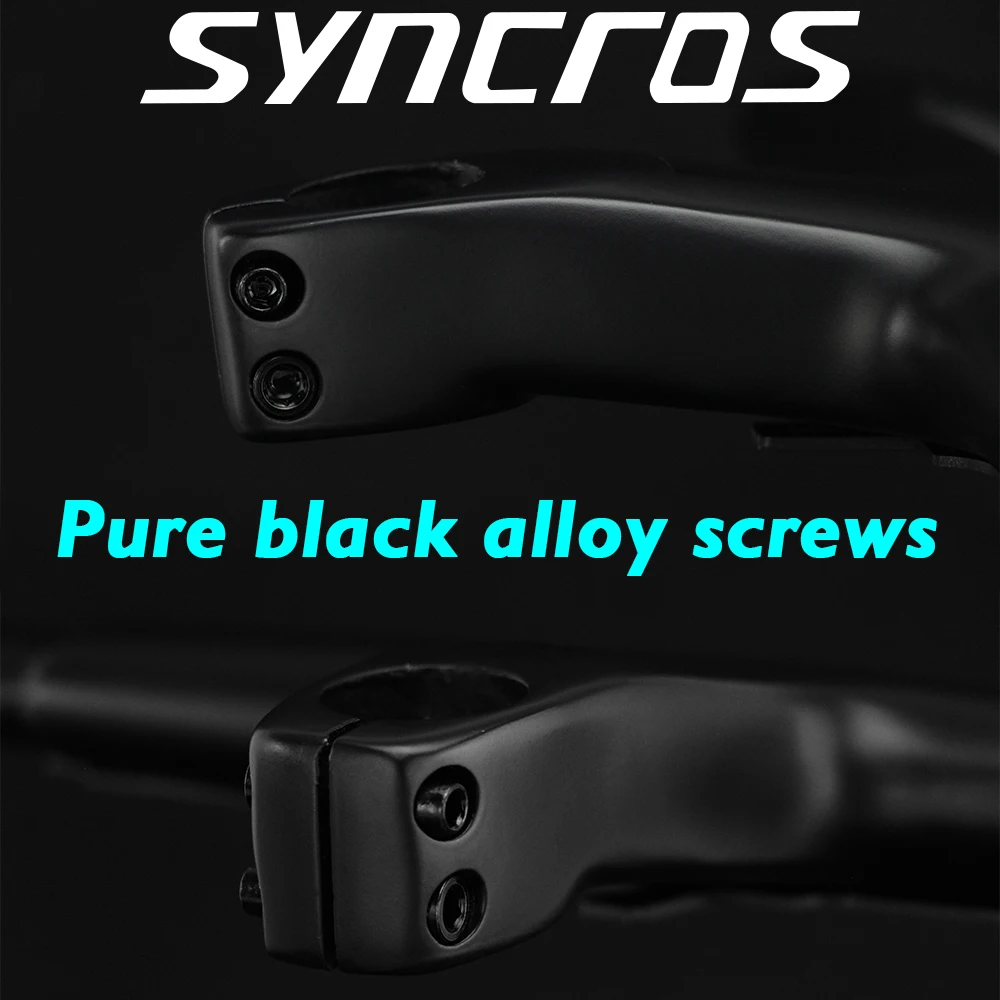 Купить Syncros RR1.0 стиль глянцевый Aero логотип полностью углеродное волокно велосипедный Руль 28,6 мм Встроенная балка дорожный велосипед Руль Cycing части