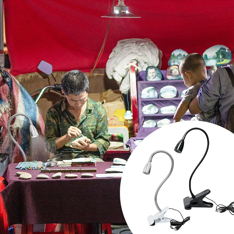 

5V USB Мощность светодиодный настольная лампа Гибкая исследование Чтение лампы для чтения защиты глаз настольная лампа с зажимом для дома Спа...