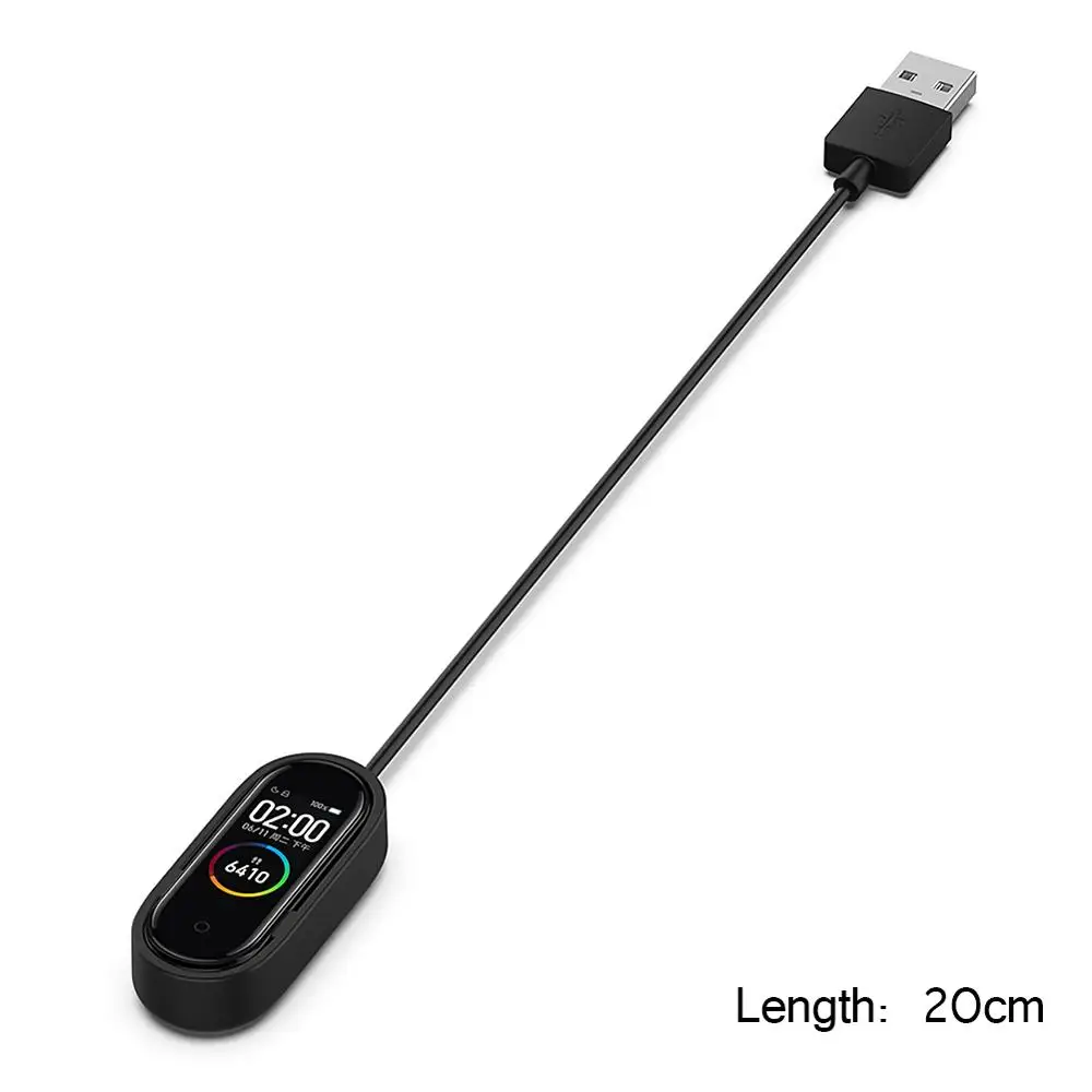 4 20cm Разборка-Бесплатный кабель зарядное устройство адаптер для Xiaomi Mi Band 4 3 usb зарядный кабель замена зарядное устройство Смарт Браслет аксессуары - Цвет: 4 20cm