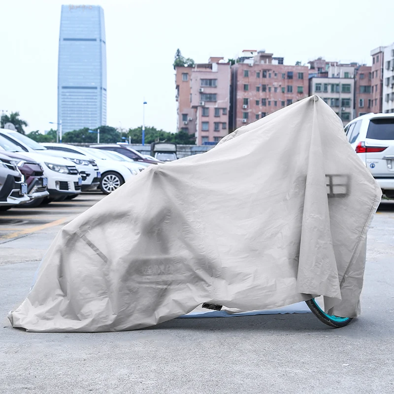 

Mayitr 1pc 140*240cm Motorcycle XL PEVA Cover Waterproof Dustproof Outdoor UV Protection Cloth for Bike Scooter