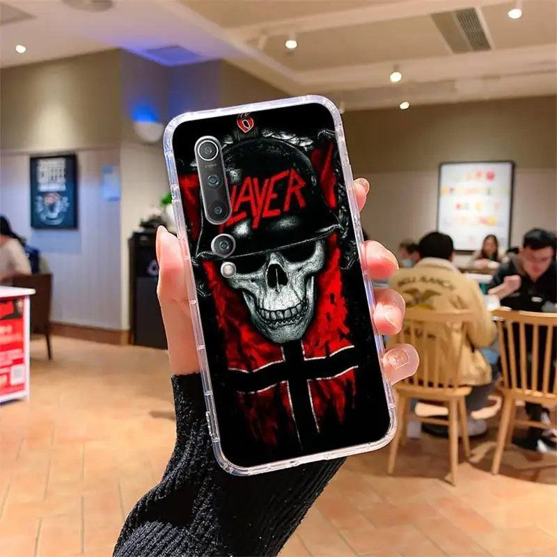

Slayer Rock Band Trend Etui Painting Phone Case For Samsung s7 8 9 10 lite 20 note20 a71 21 4 5 6edge plus Cover Fundas Coque