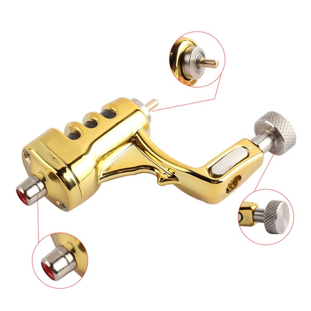 

1 Set of Tattoos Kit Drawing Machine Accessories Set Beginner Tool Set with US Plug (Red - Random Color of Accessories)