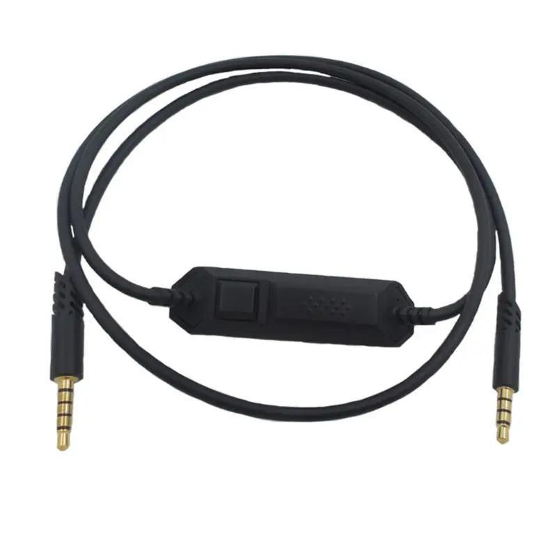 

Black Earphone Cable for logitech A10 A40 Gaming Headset 203A