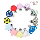 Цепочка для пустышки TYRY.HU 10ocs, силиконовая, без бисфенола А