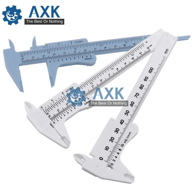 0-100 мм 120 мини пластиковый раздвижной штангенциркуль прибор измерение инструмент