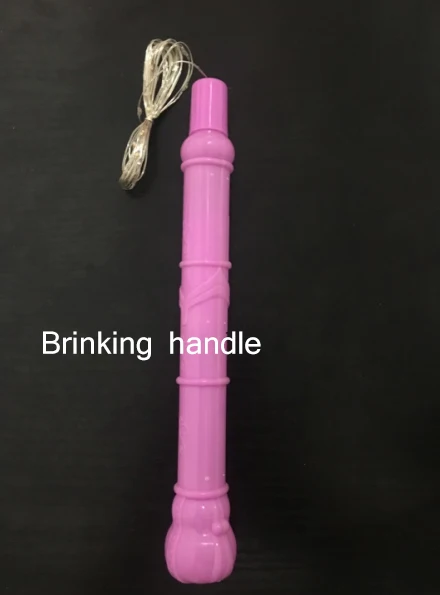 Blinking handle Мигающий светодиодный Bobo воздушный шар с барабанные палочки гелия прозрачный клипсы для воздушных шаров, украшения для свадьбы дня рождения с 3-я ступенями частоты светодиодный светильник шар - Цвет: Blinking handle